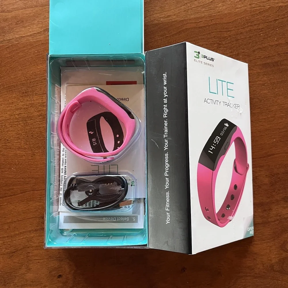 3Plus Lite - Fitness & Activity Tracker Water Resistant Pink
